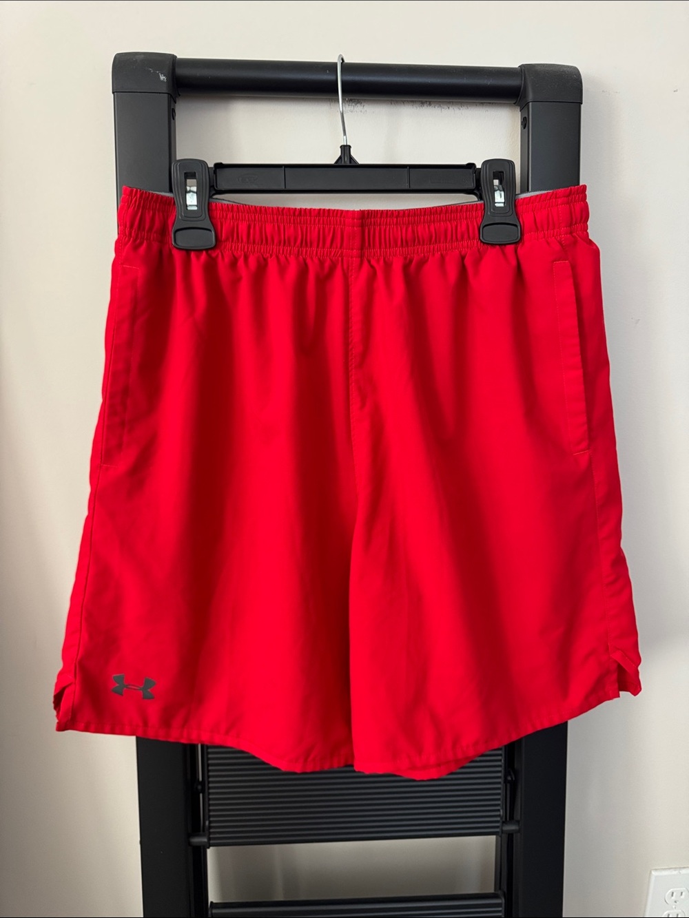 Under Armour Red Athletic Shorts